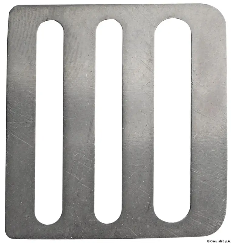 Coppia di Fibbie in Acciaio Inox a 3 passaggi mm 30 Offerta Speciale