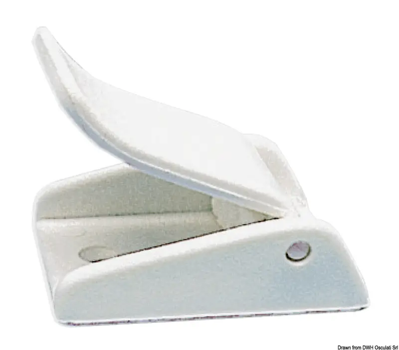 Fibbia in Plastica Bianca Fissaggio con viti 30 mm Prezzo Basso