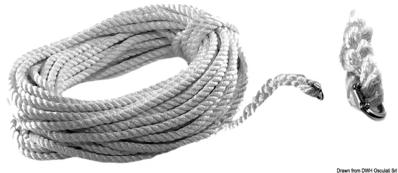 Cima con Falsamaglia in Acciaio Inox Terminale 14 mm Scelto Dai Clienti