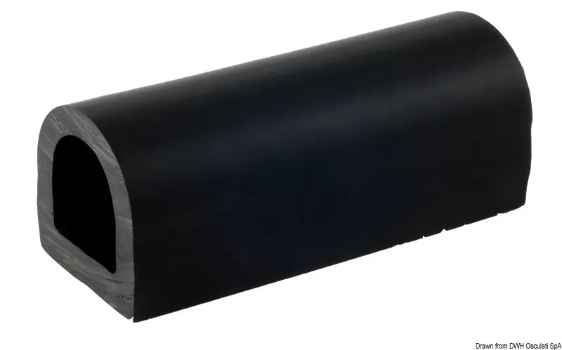 Consegna Rapida Profilo PVC nero 70 x 70 mm(barra 2 m)