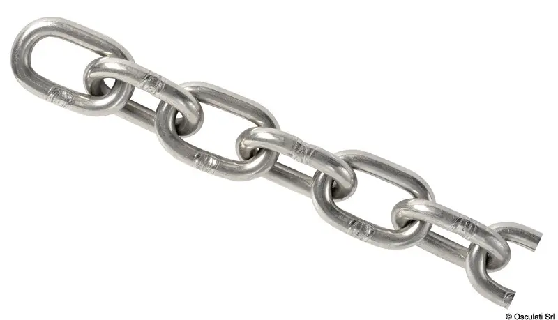 Catena Maglia Genovese in Acciaio Inox 3 mm x 50 m Offerta Del Giorno