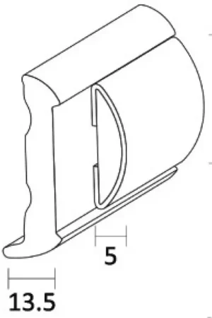 Base per Profilo Parabordo Sphaera 25 - 24 mt Super Prezzo
