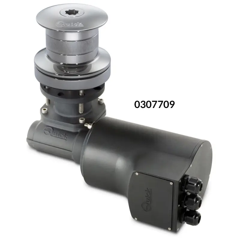 Verricello da Tonneggio Tumbler 1000 W 24 V con Campana Catena Ø 142 mm Spedito Oggi