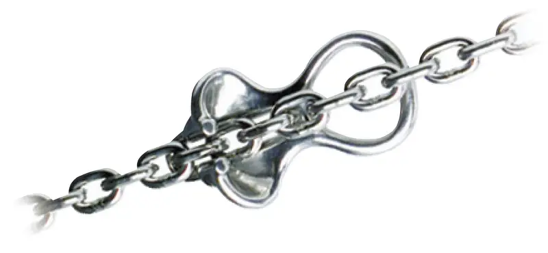 Dispositivo di Ormeggio e Ritenuta catena ancora in Acciaio Inox 6 mm Offerta Lampo