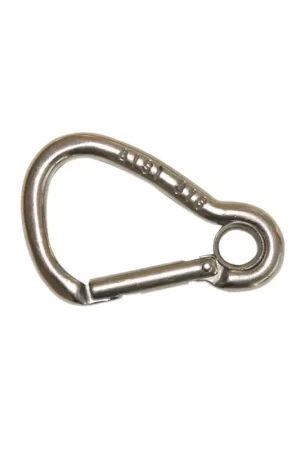 Moschettone inox c/occhio Ø mm.5x50 Nuovo Arrivo