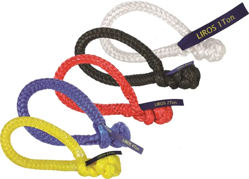 Grillo in Dyneema SK78 Liros Soft Shackles Bianco 6mm 1000kg Quantità Limitata