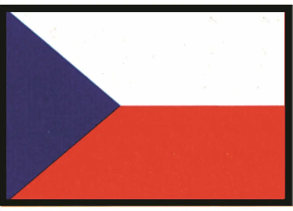 Bandiera repubblica ceca 20x30cm Di Tendenza