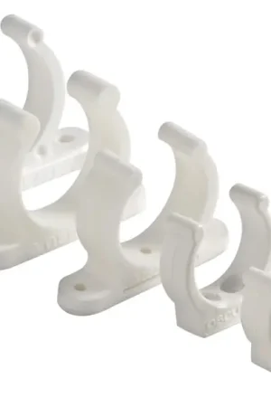 Clip Bianca in Plastica Pesante 20 mm Prezzo Di Fabbrica