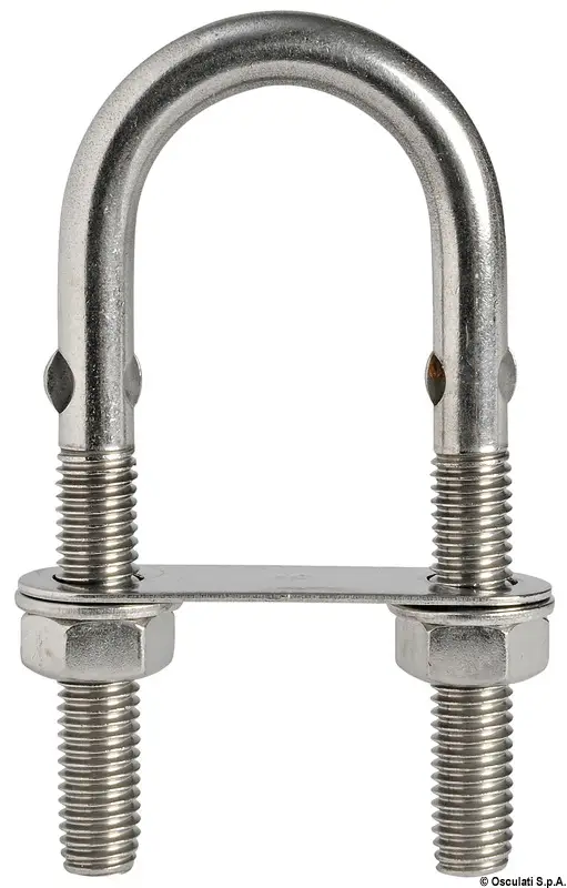 Cavallotto inox 64 x 4 mm Novità