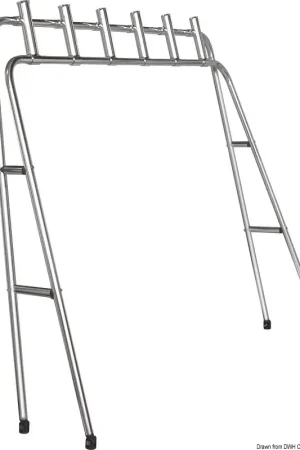 Promozione Torre Portacanne Abbattibile 6 Posti 32 mm