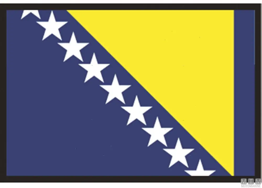 Bandiera bosnia herzegovina 30x45cm Pagamento Sicuro