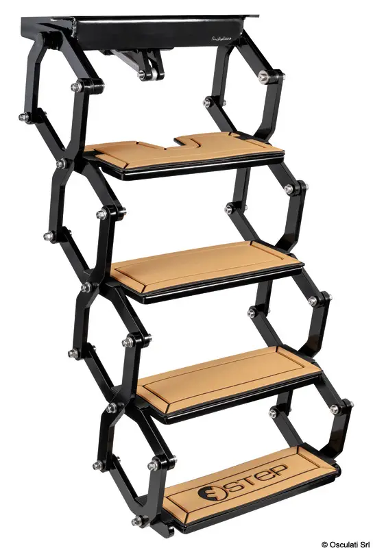 Scaletta elettrica E-STEP larga 4 gradini 12V Novità