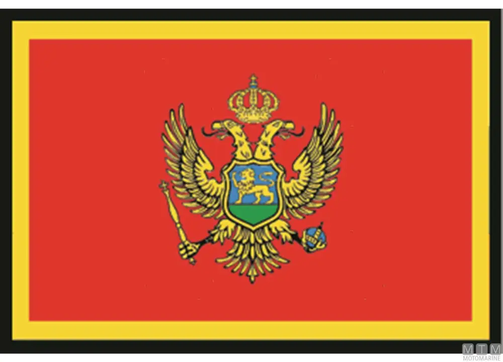 Bandiera montenegro 30x45cm Spedizione Espresso