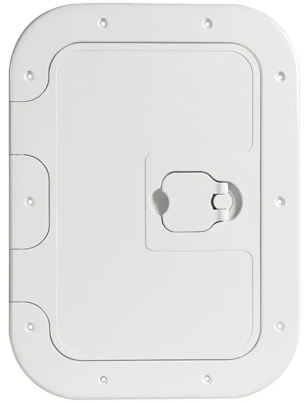 Portello d’ispezione con Robusta Superficie Pedonabile Bianco 280 x 380 mm Occasione Imperdibile