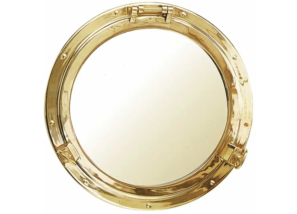 Specchio oblo d210mm ottone Prezzo Basso