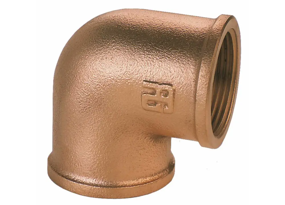 Gomito f-f 3/8" brz Affare
