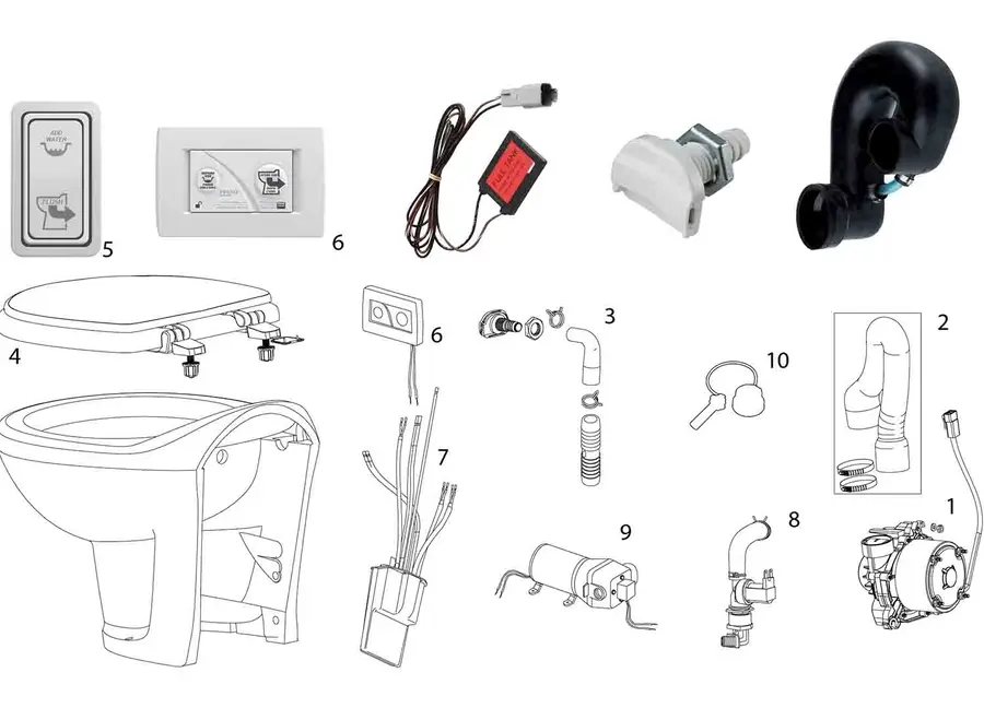 Ricambi e Accessori TECMA per Toilette Compact Professionale