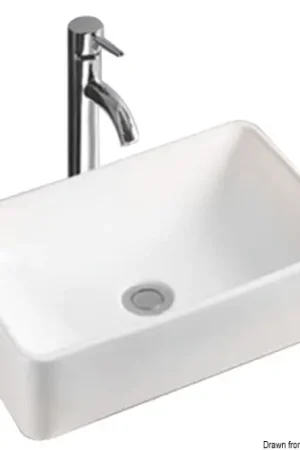 Lavello in ceramica bianca 400x300x130 mm Scelto Dai Clienti
