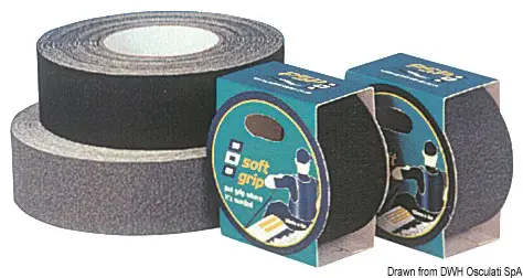 Offerta Nastro antisdrucciolo adesivo 50 mm grigio