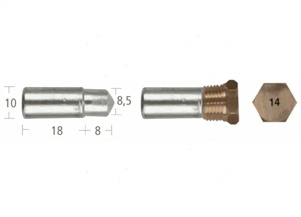 Anodo barrotto lombardini zn Direttamente Dal Produttore