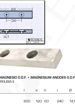 Promozione Esclusiva Anodo in Magnesio G.D.F serie Corrubia II