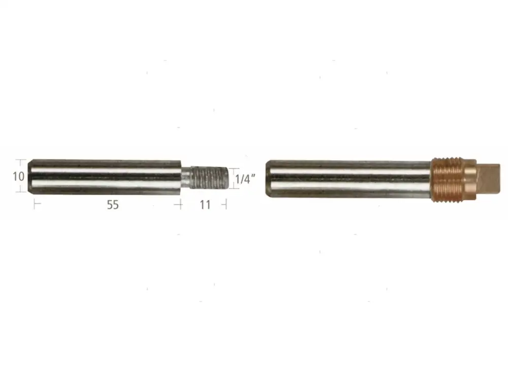 Anodo barrotto caterpillar 10x55mm zn Prezzo Conveniente