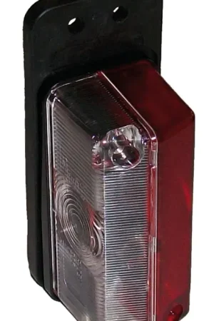 Fanale d'ingombro base gomma bianco/rosso Offerta Limitata