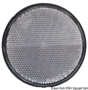 Catarifrangente adesivo bianco 60 mm Pagamento Sicuro