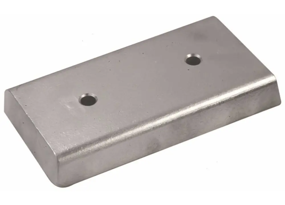 Prezzo Basso Anodo piastra carena 130x50xh18mm al