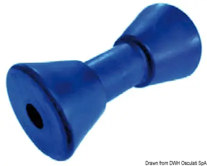 Spedizione Espresso Rullo centrale blu 190 mm Ø foro 25 mm