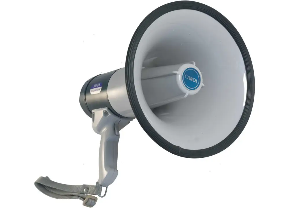 Megafono a batteria l35cm Professionale
