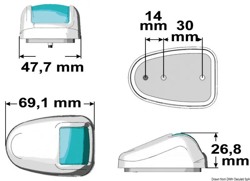 Fanale bianco led 360° Compra Online