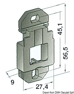 Popolare Portafusibili con coperchio 5 A