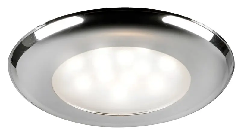 Plafoniera LED da incasso SOLE ghiera cromata Compra Online