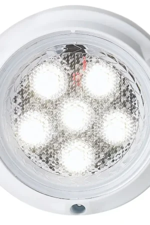 Luce subacquea tonda 134 mm bianca Solo Oggi