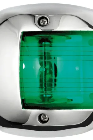 Subito Disponibile Fanale Classic 12 inox verde