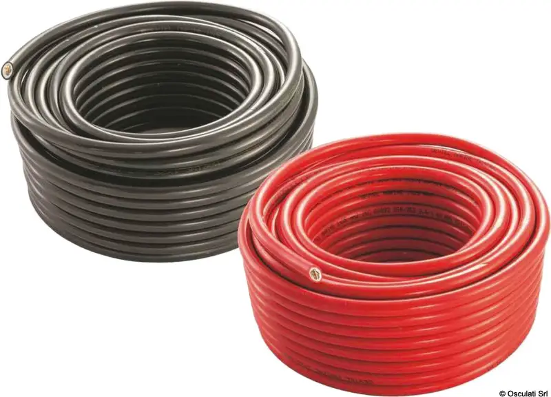 Cavo batterie rosso in rame stagnato 35 mm Offerta