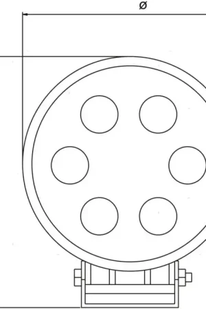 Faro coperta led 12/24v d115 1500lm spt Compra Oggi Stesso