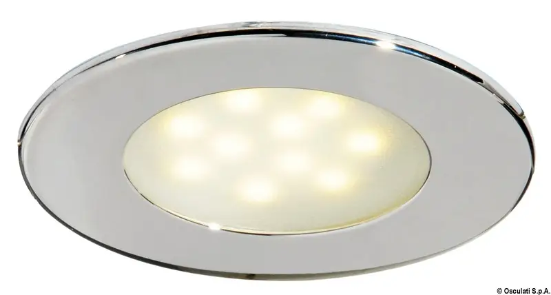 Plafoniera Adria LED satinata con interruttore Offerta Lampo