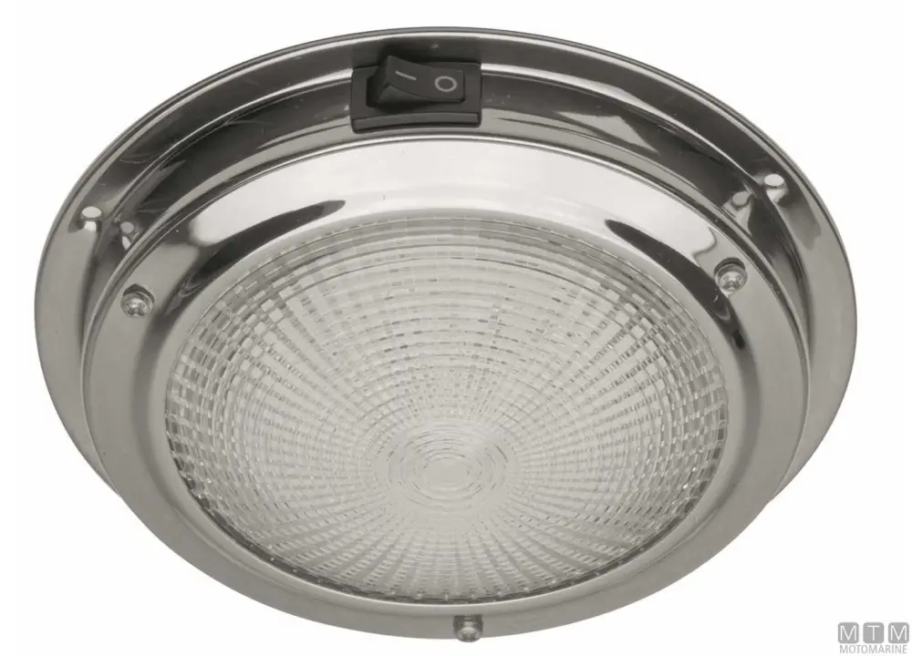 Plafoniera classic 12v d175mm inox Soddisfatti O Rimborsati