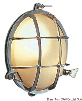 Saldi Lampada stagna ottone cromato