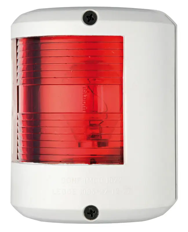 Nuova Collezione Fanale U78 rosso/bianco 12 V