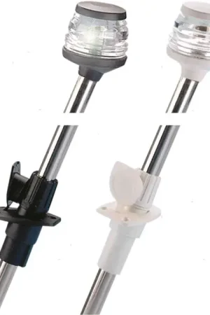 Consegna Rapida Fanale asta tel h60mm bianco <12m