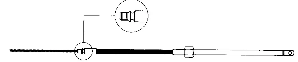 Direttamente Dal Produttore Monocavo M58 per Timoneria Ultraflex T67 da 7'