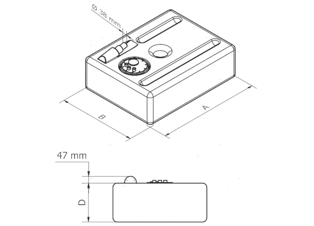 Serbatoio can oem se9029 96l Affare