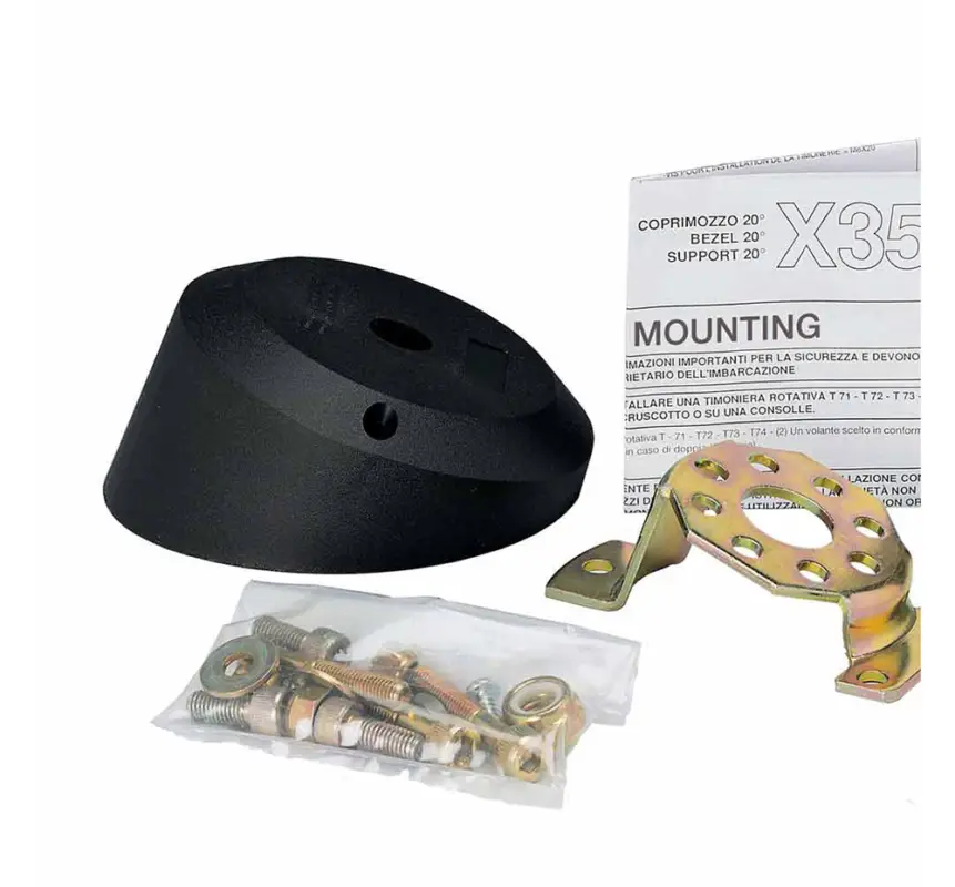 Coprimozzo per Timonerie Rotative Ultraflex X35 Nero a 20° Ultime Pezzi