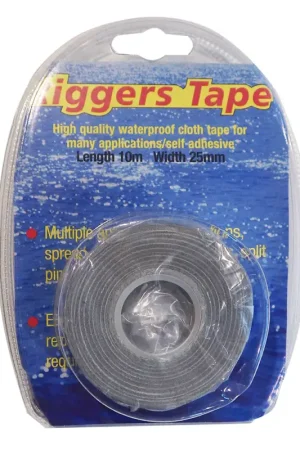 Riggers tape argento h.mm. 25 Reso Gratuito