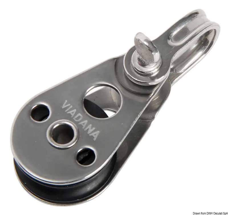 Must-Have Bozzello inox 1 puleggia 25x2,5