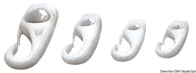 Pagamento Sicuro Gancio nylon a nodo 10 mm