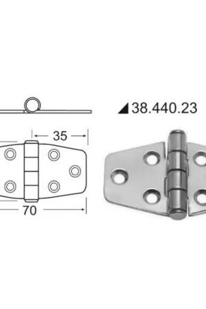 Spedito Oggi Cerniera 2 mm
